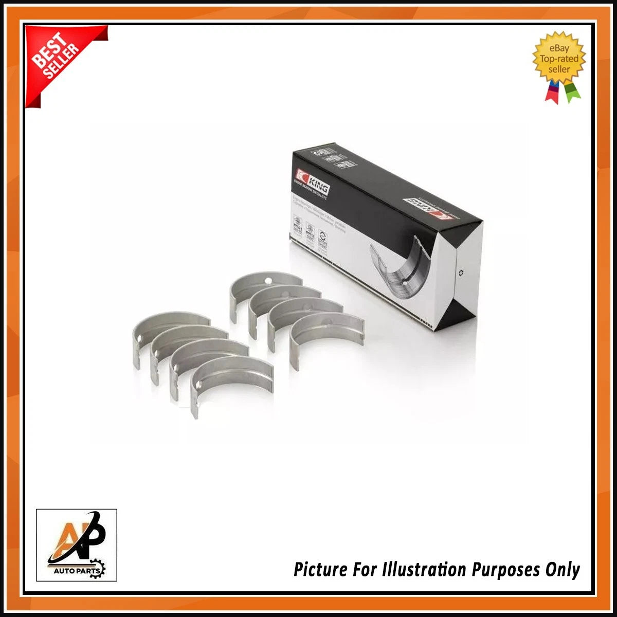 Crankshaft Main Bearings Set OEM Replacement for Audi A4 2.7 TDI (2005–2015)