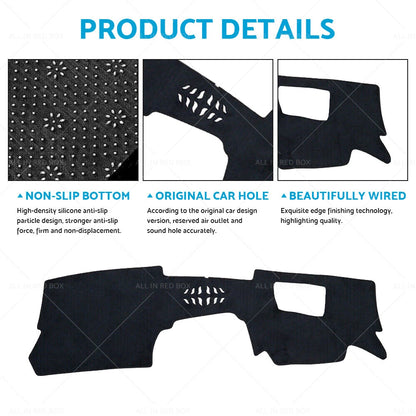 Non-Slip Dash Mat for Mazda CX-30 2019-2023 Dashboard Cover w/HUD