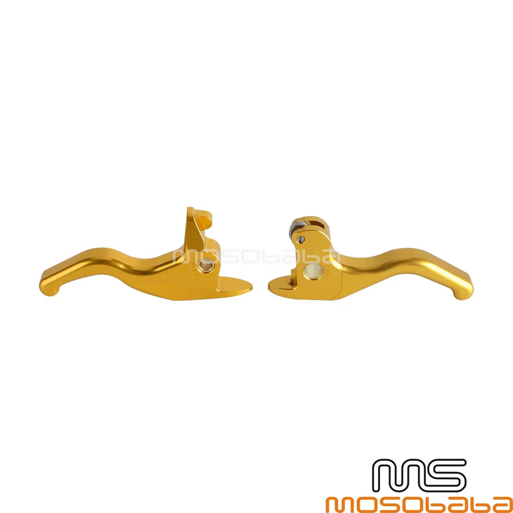 Finger Handlebar Hand Brake Clutch Levers for Harley Softail Slim (16)