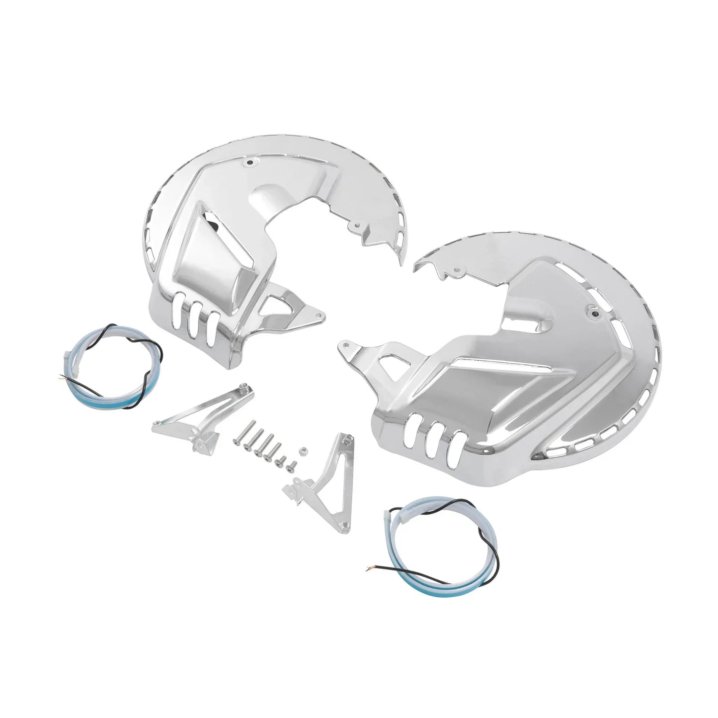 Front Brake Rotor Covers LED for Honda Goldwing 1800 F6B 13-17 (2001-2017)