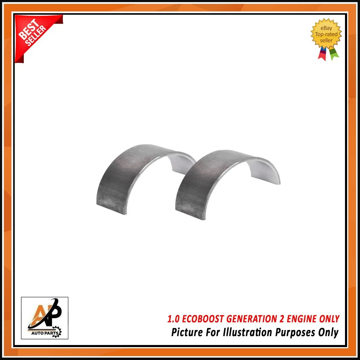 Big End Conrod Bearings STD for Ford Focus Fiesta 1.0 EcoBoost (2010–2019)
