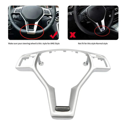 Steering Wheel Trim Cover for 2012-2014 Mercedes W176 W204 W212 C63 E63 AMG