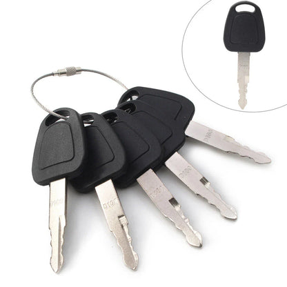 5PCS Keys for Daewoo Doosan Excavator Models Heavy Equipment