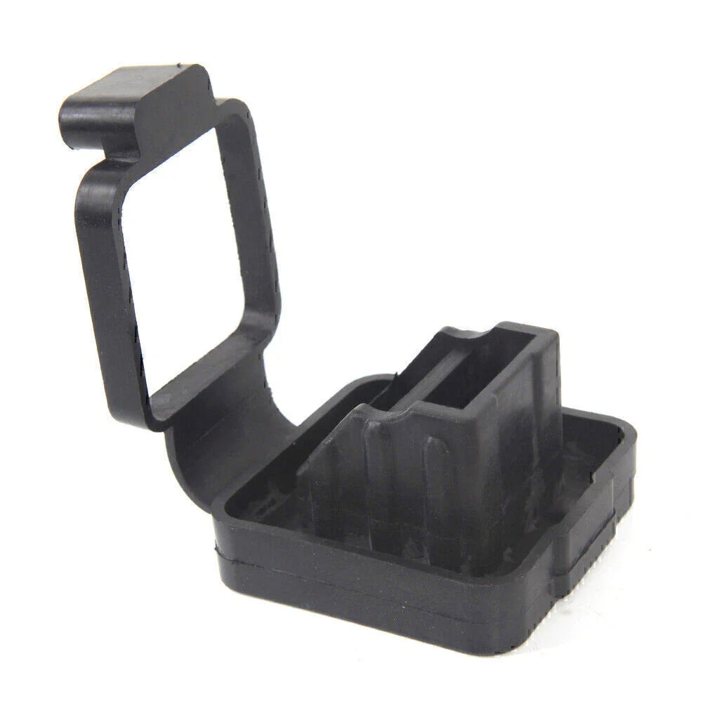 ABS Black Tow Trailer Hitch Cover Plug for Jeep Wrangler JK JL (2007-2023)