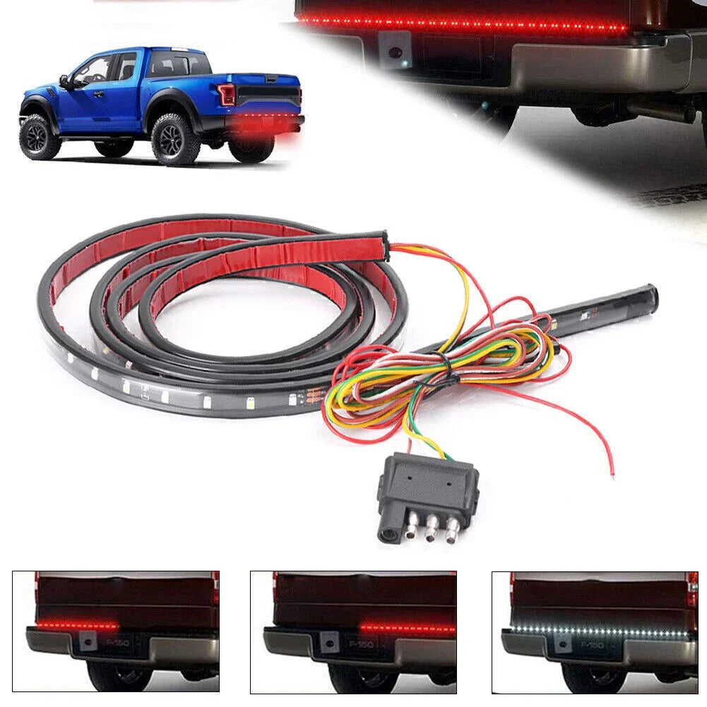 60" 5-Function LED Strip Tailgate Bar Brake Signal Light for Truck SUV