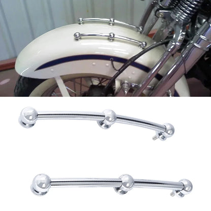 Front Fender Spear Trim for Harley Heritage Softail Classic (1986-2017) Chrome