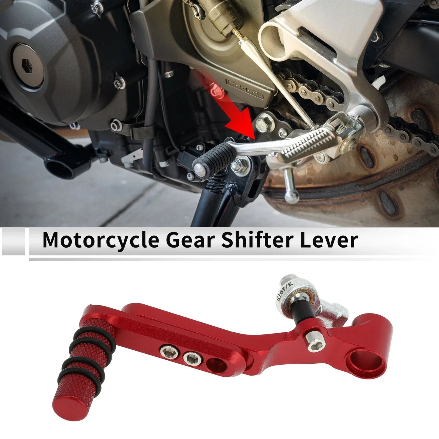 Shifter Lever for Honda CBR650R 2019-2022 - Red Motorcycle Gear