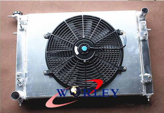 Aluminum Radiator & Shroud Fan for Holden Commodore V6 (VG-VS)