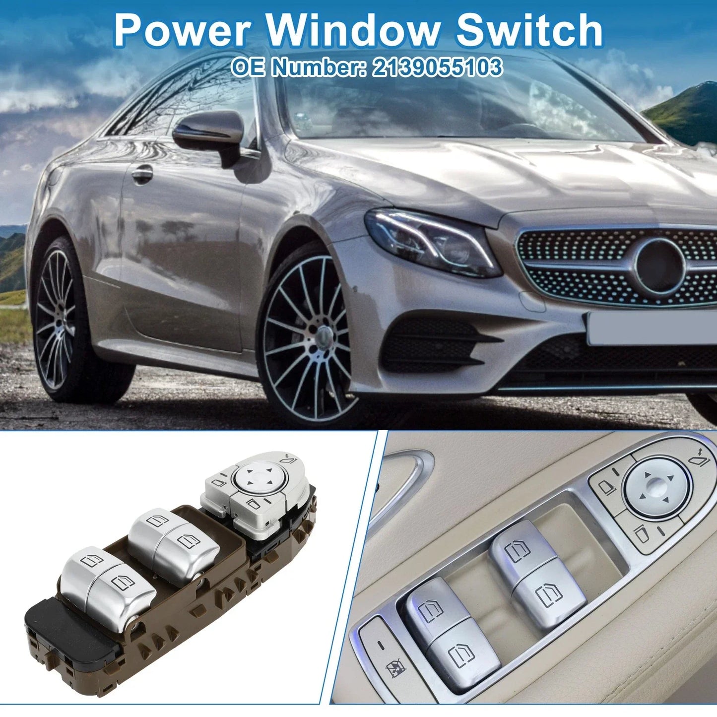 Power Window Switch for Mercedes-Benz E-Class (2003-2009)