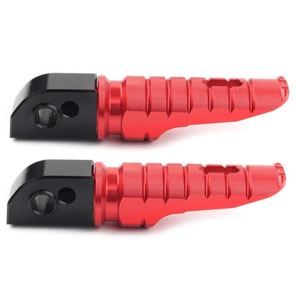 Red Aluminum Rear Footrests for Street Scrambler 900 T100 T120 (2016-2023)