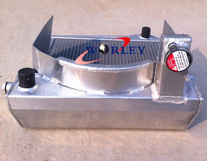 Aluminum Radiator + Fan for Austin Healey Sprite, MG Midget (1958-1979)