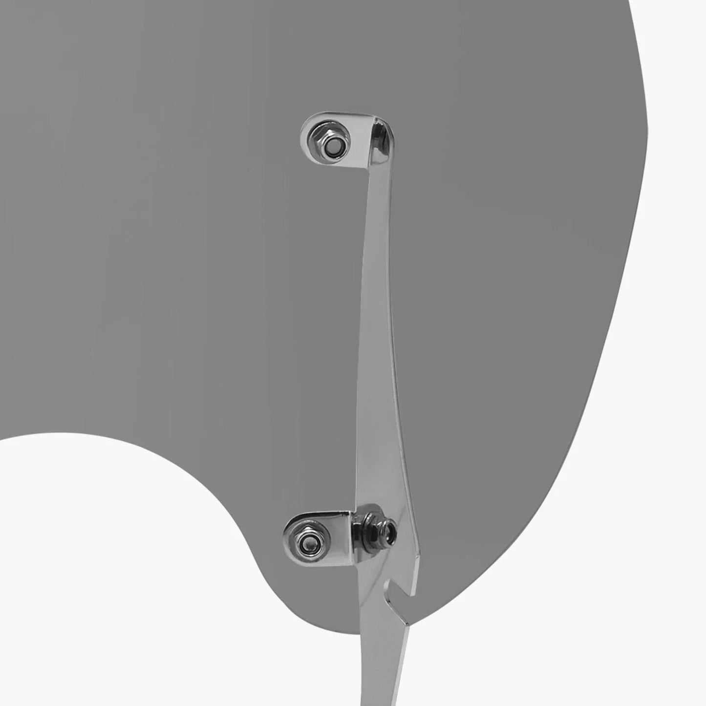 49mm Smoke Windshield Clamps for Harley Breakout, Fat Bob, Low Rider (2018-2024)