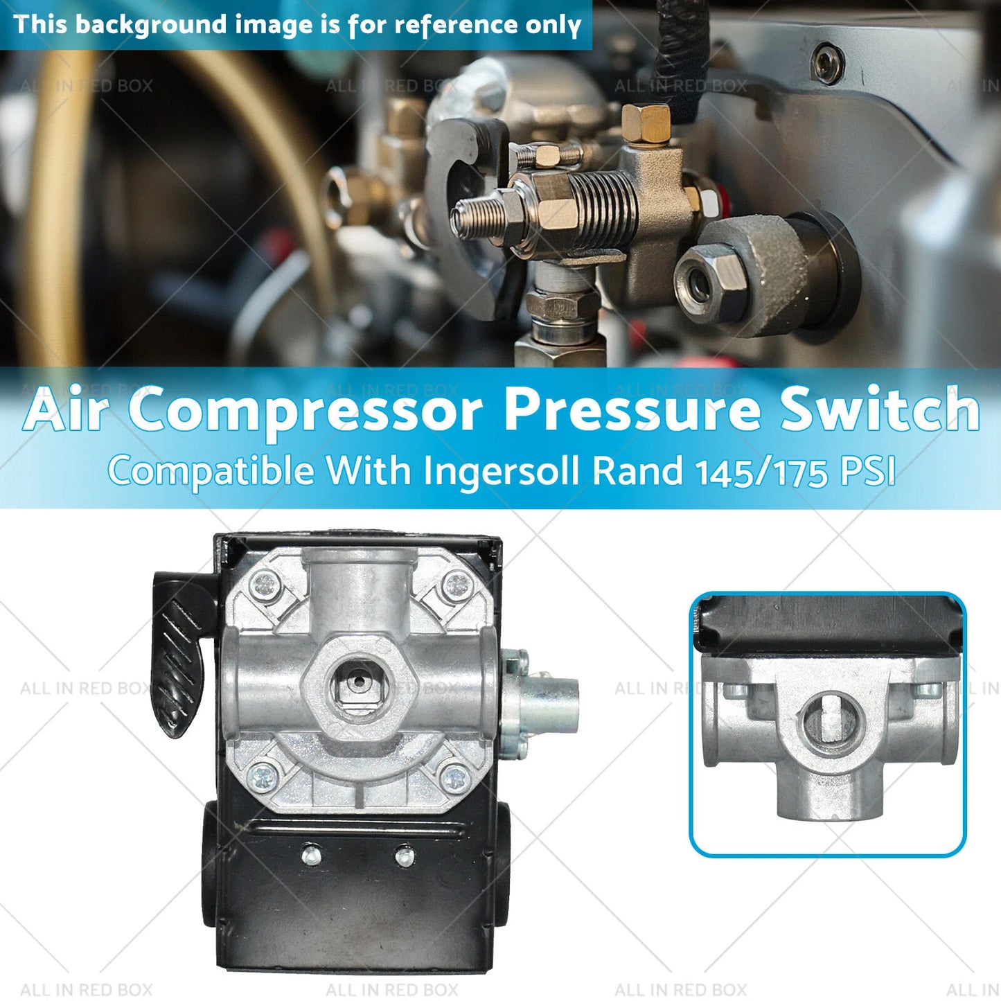 Pressure Switch for Ingersoll Rand 145/175 PSI Air Compressor