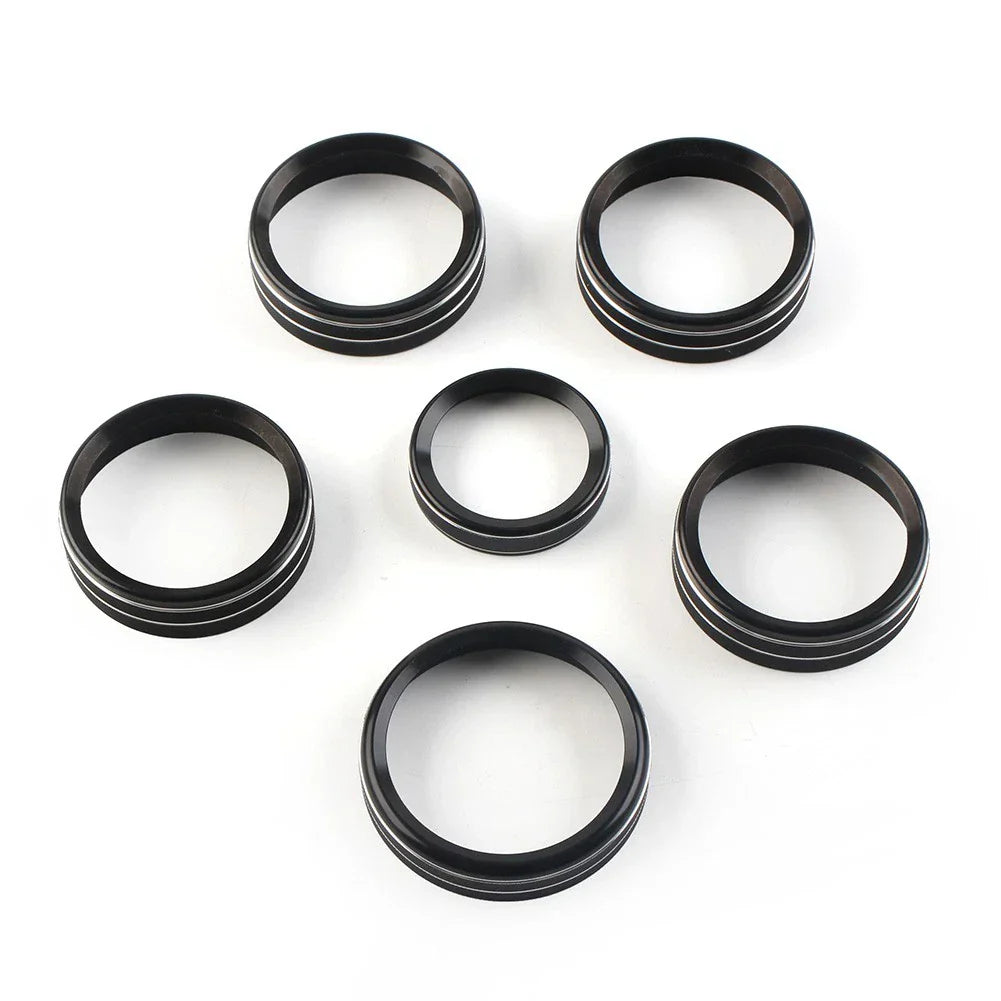 Air Conditioner Switch Knob Trim for Ford F150 XLT (2015-2020) Black