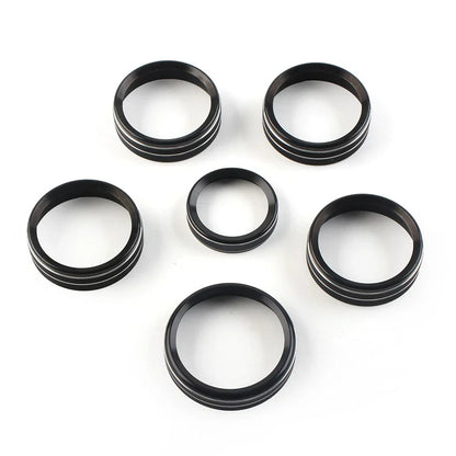 Air Conditioner Switch Knob Trim for Ford F150 XLT (2015-2020) Black