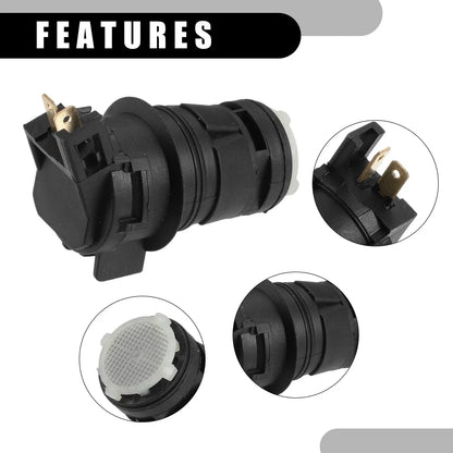 Windshield Washer Pump for Honda Civic 2006-2011 - Plastic Black