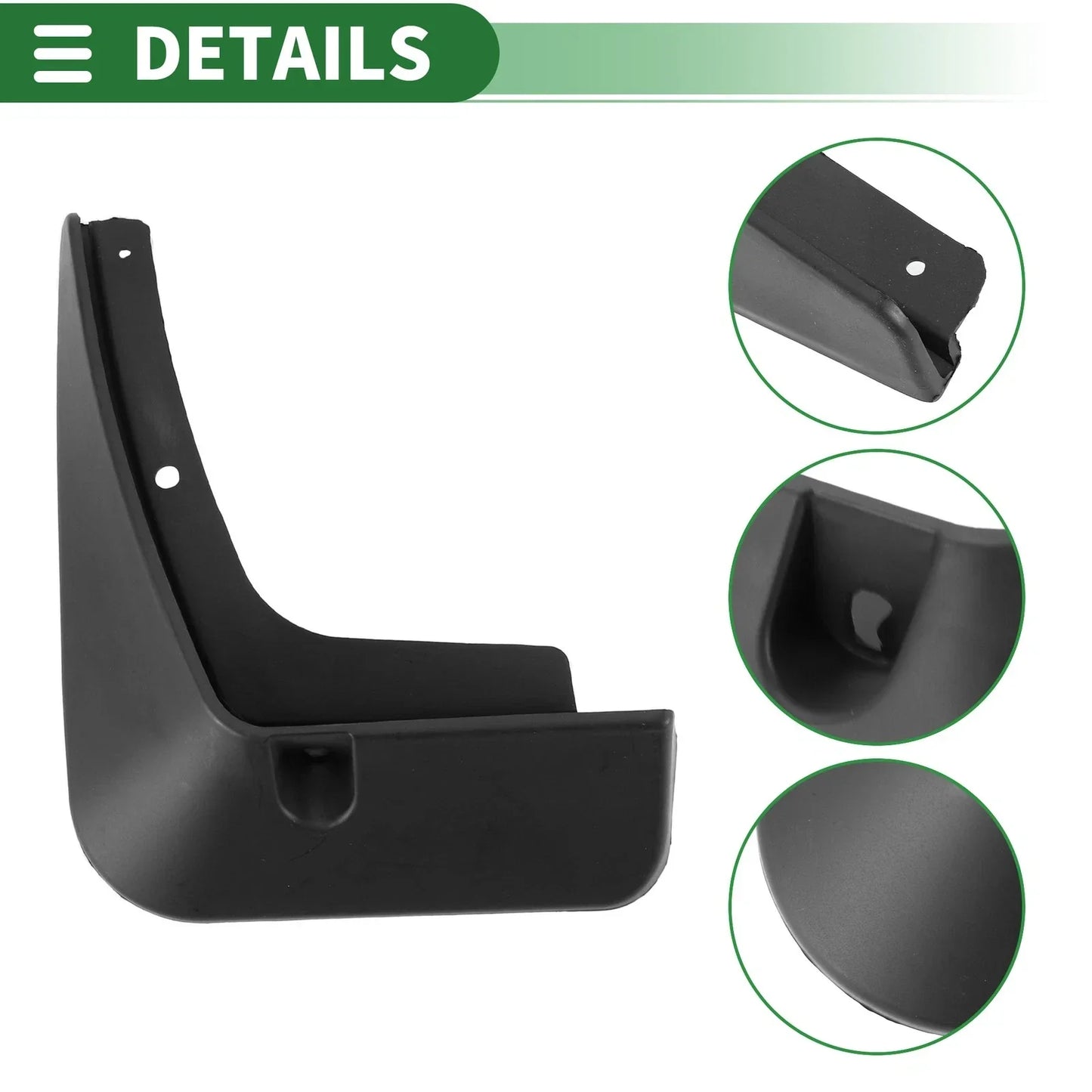 Mud Flaps Splash Guards for Hyundai Verna (2018-2020) with Mount Accessories