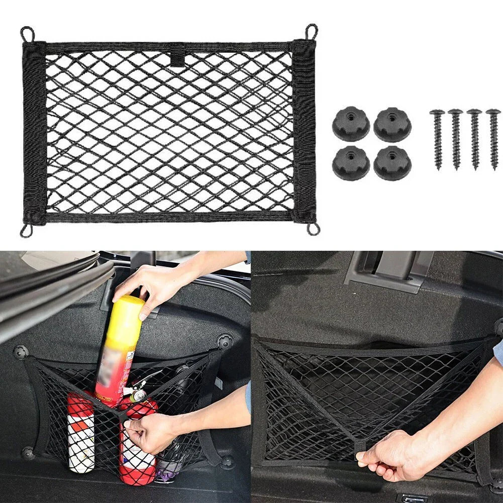 2 x Practical Car Cargo Net / Trunk Side Storage Mesh Bag for Car