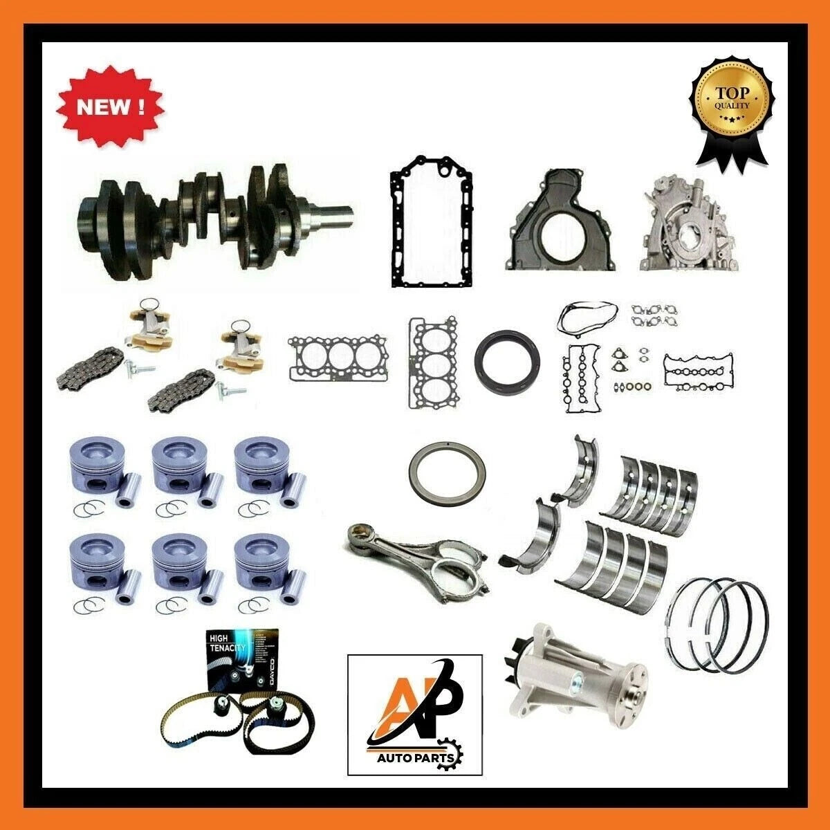 Engine Crankshaft Replacement Rebuild Kit for Land Rover Jaguar 3.0 (2006–2016)