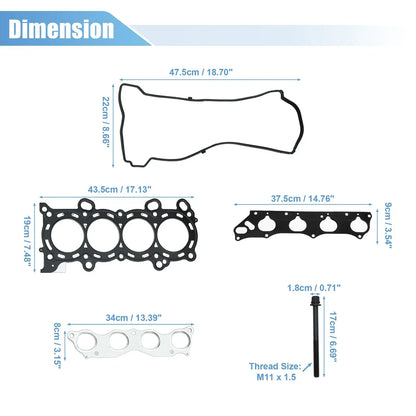 Engine Cylinder Head Gasket Set for Honda CR-V (2002-2006)