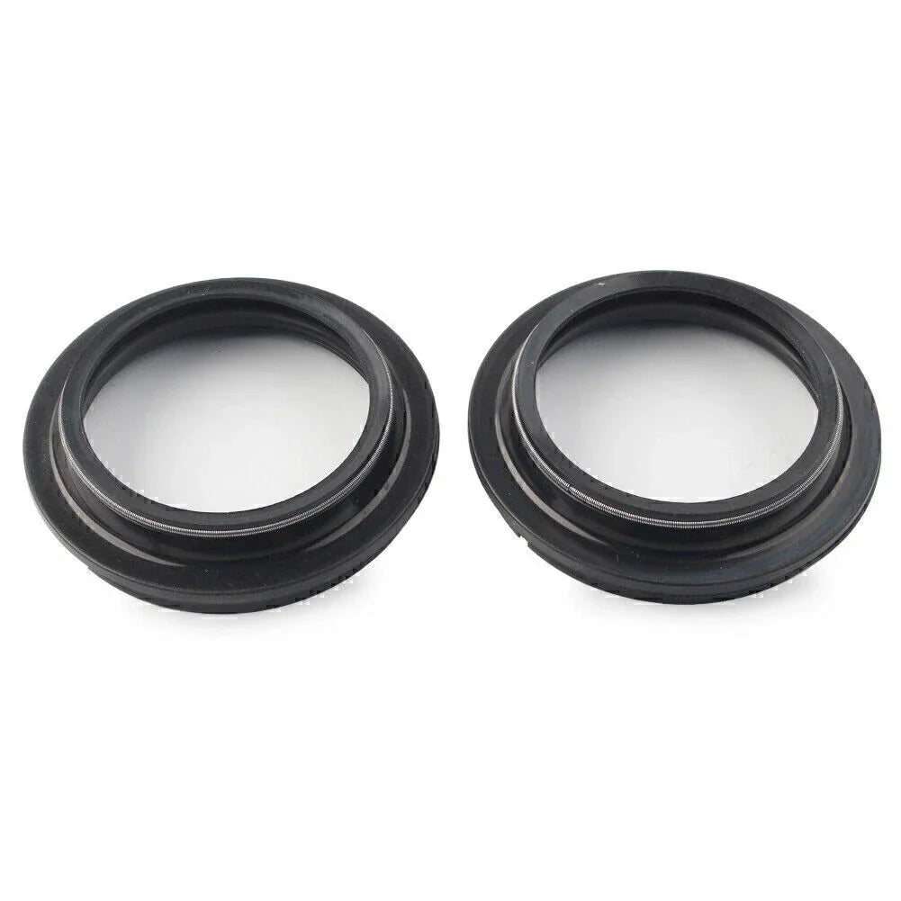 Black Dust Seals for Motorcycle Front Fork Damper Shock Absorber 41X53MM