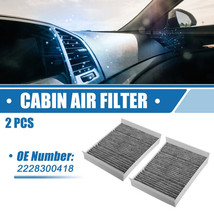 2 x Cabin Air Filters for Mercedes-Benz S450 (2018-2023)