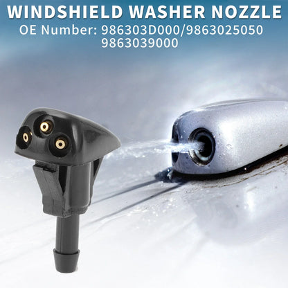 2 x Front Windshield Washer Nozzles for Kia Sorento (2003-2009)