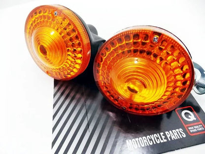 Front Left Right Turn Signal Indicator Blinker Assy Set for Yamaha DT100 (77-83)