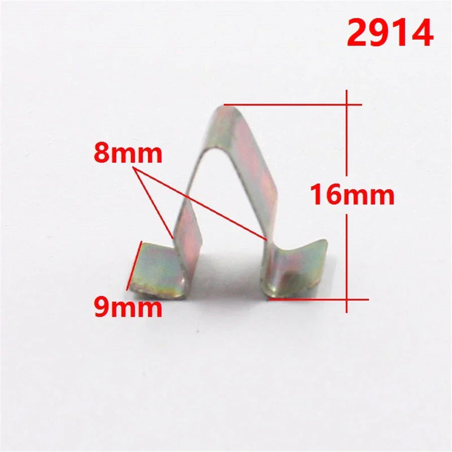 40Pcs Metal Retaining Clips for Universal Car Dash Radio Panel Fasteners