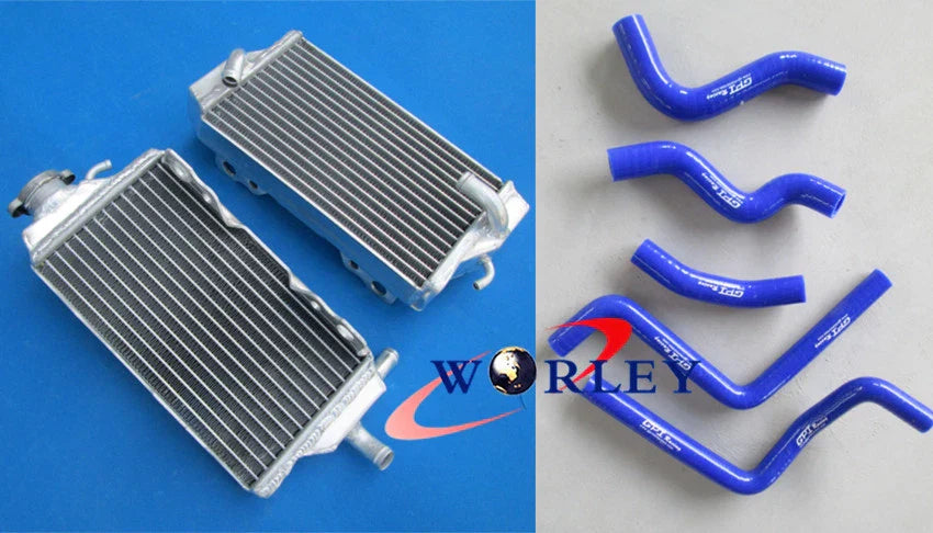 Aluminum Radiator & Hose for Honda CR125R 2000-2001 ()
