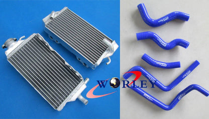 Aluminum Radiator & Hose for Honda CR125R 2000-2001 ()