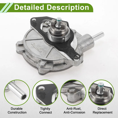 Brake Vacuum Pump for Mercedes-Benz C250 Base Coupe 2-Door (2012-2015)