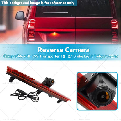 Reverse Camera for VW Transporter T5 T5.1 Brake Light Tailgate (05-16)