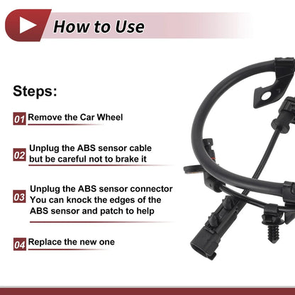ABS Wheel Speed Sensor for Dodge Journey L4 Rear Left (2011-2020)
