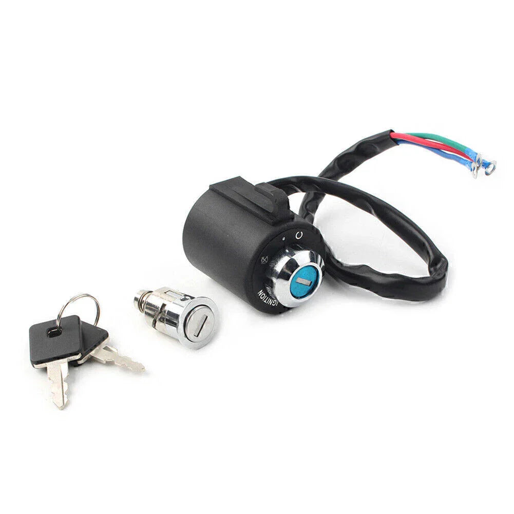 Ignition Switch Fuel Gas Cap Seat Lock Key for Harley Sportster 883 (1995-2003)
