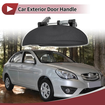 Exterior Door Handle for Hyundai Atos Rear Right Black ABS (2000-2003)