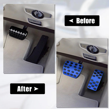 Blue Brake Accelerator Foot Pedal Pad Kit for Mercedes-Benz A B CLA GL R Class