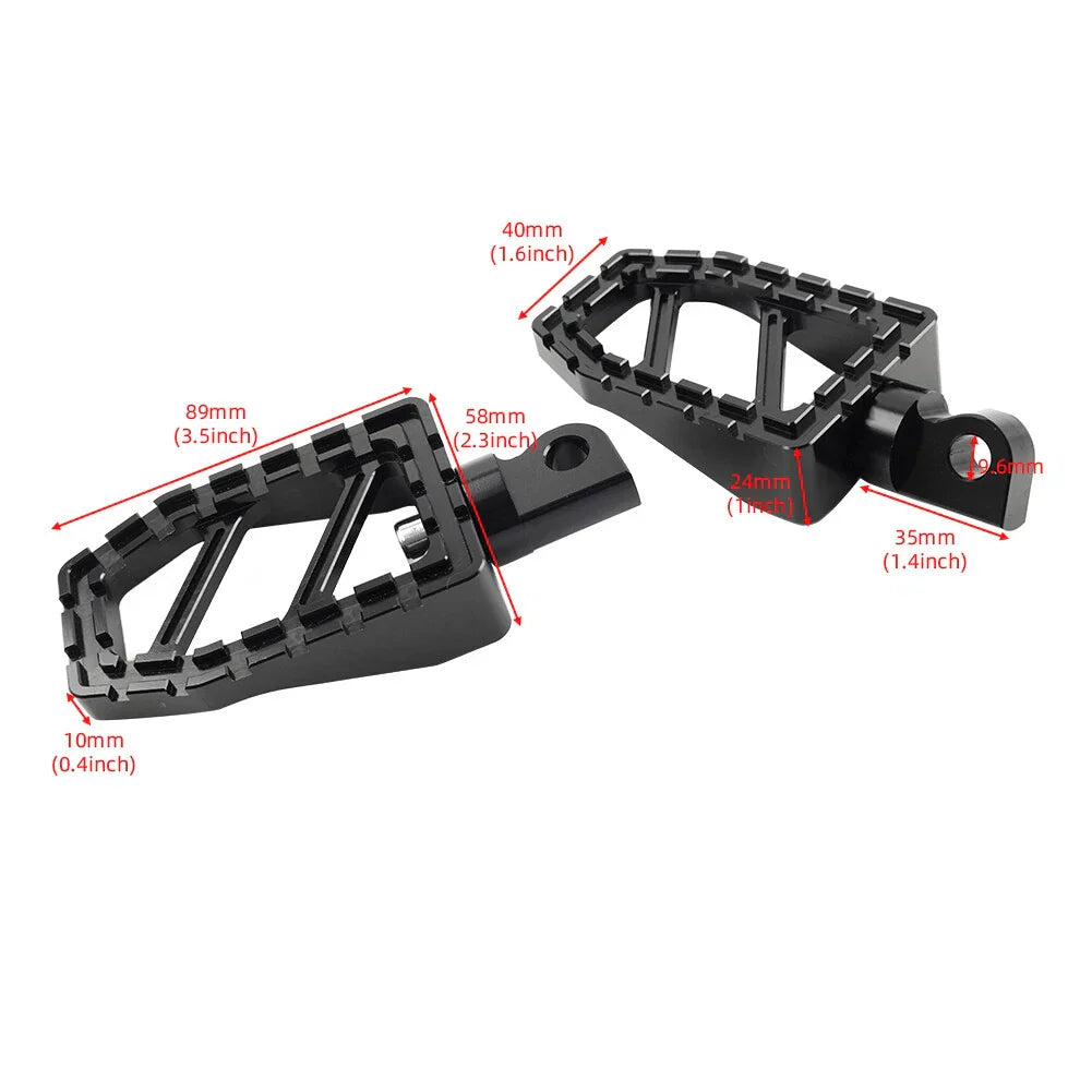 Mini Serrated Foot Pegs for Harley Touring Softail Sportster Dyna