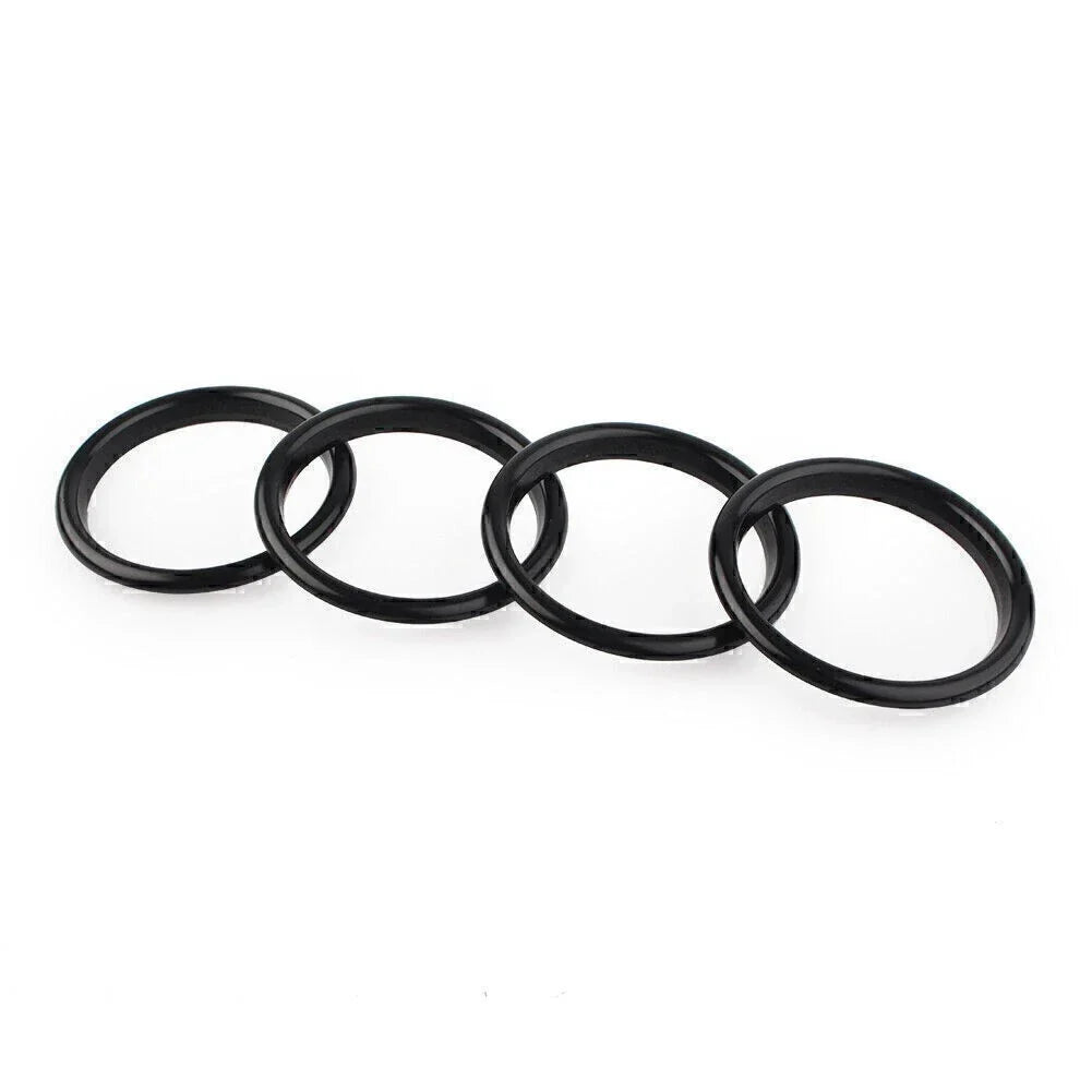 Black Air Conditioning Control Knob Ring Cover Trim for Audi A3/S3 Q2L (2012-2019)