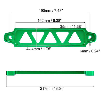 190mm Green Hollow Aluminum Alloy Car Battery Tie Down Bracket for Honda Civic