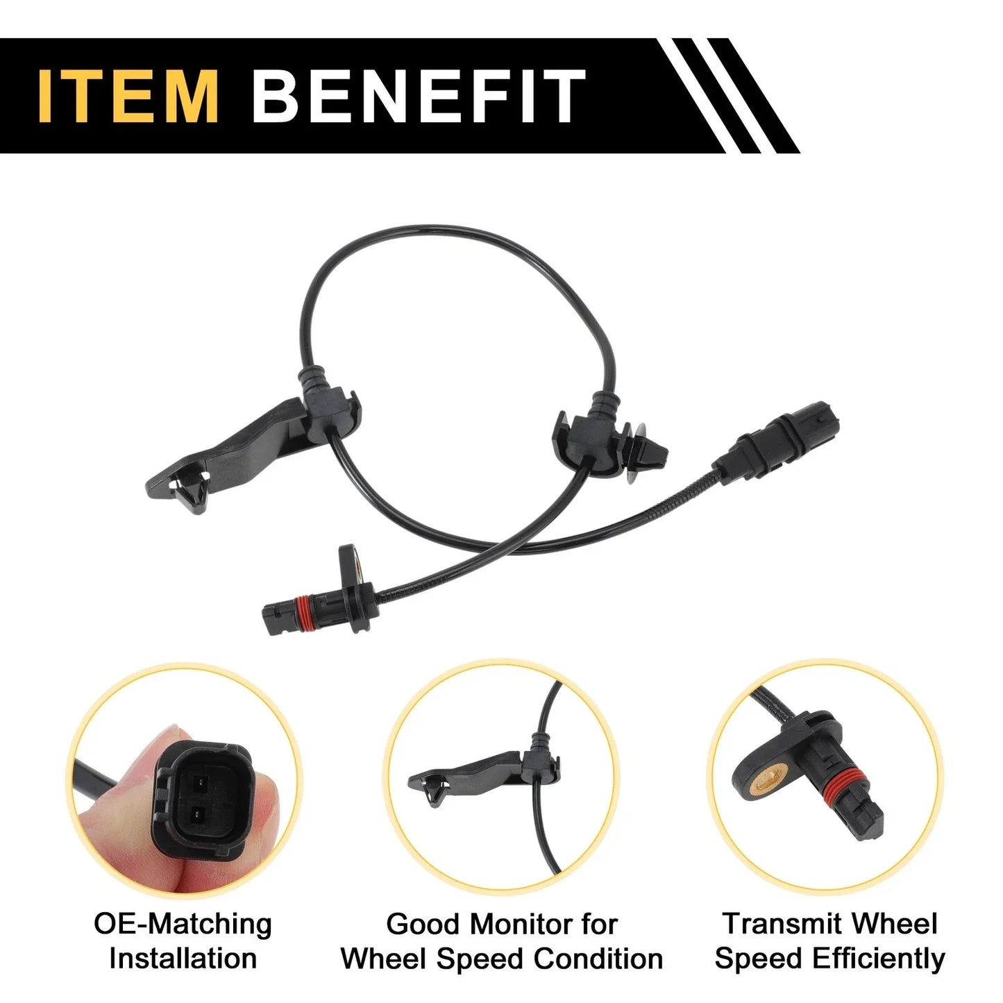 ABS Wheel Speed Sensor for Honda Civic 2006-2008 Rear Left