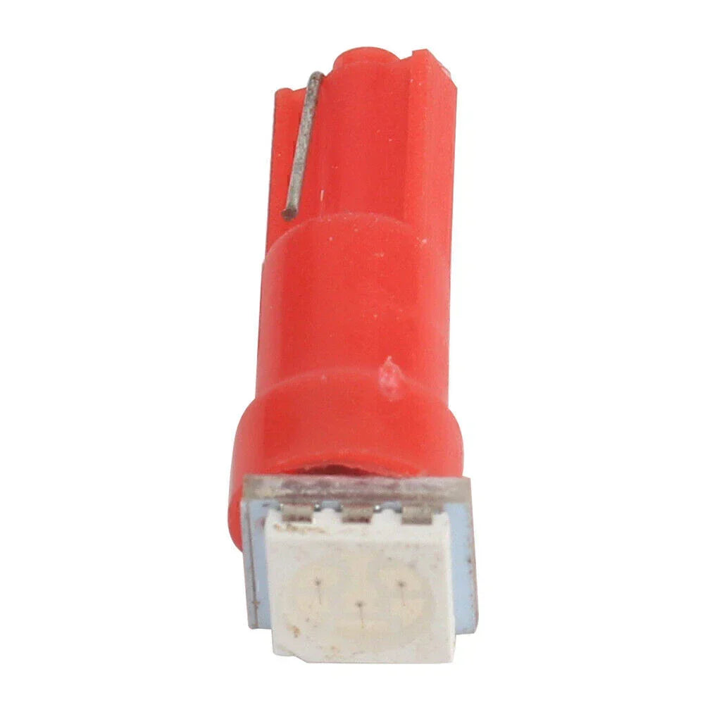 50pcs T5/T10 1-5050-SMD LED Car Lights Bulbs for Auto Interior Decoration