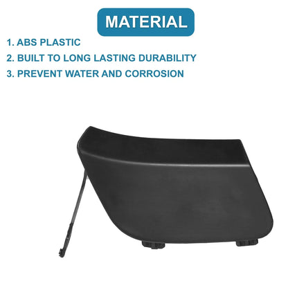 Front Right Bumper Tow Hook Cover for Mercedes-Benz CLA250 (2017-2019) Black