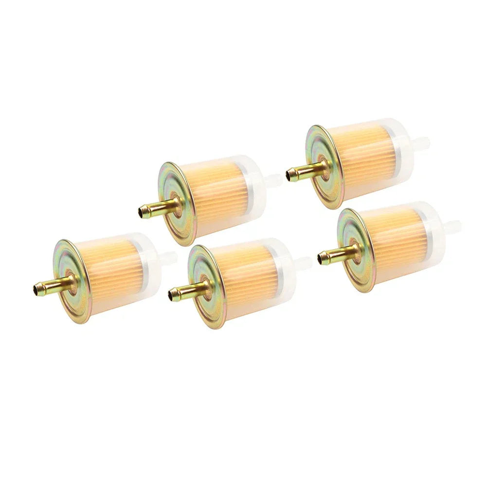 5 x 3/8" Fuel Filters for Industrial Motorcycle Inline Gas Line