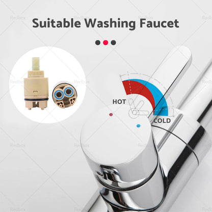 35mm Ceramic Tap Cartridge for Mixer Shower Bathroom Tap Replacement AU