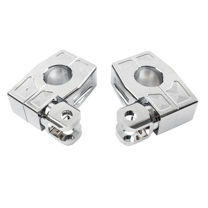 25MM Foot Peg Rest Clamp Bracket for Harley Crash Bar