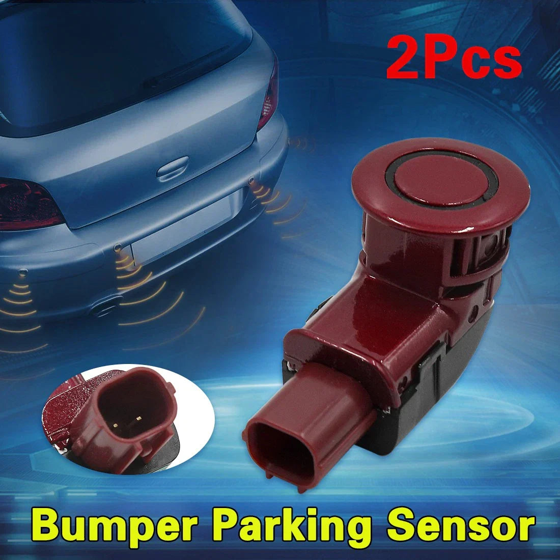2 x Red Parking Assist Sensors for Honda Odyssey CR-V (2011-2017)