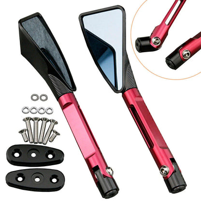 Rear View Side Mirrors  Red for Suzuki GSXR 1000, GSXR 600 (2001-2005)