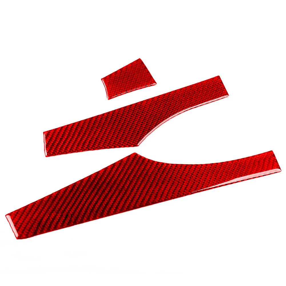 Carbon Fiber Red Interior Door Panel Trim for Hyundai Veloster (2019-2023)