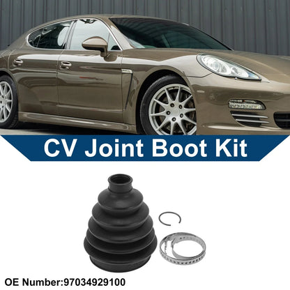 Outer CV Joint Boot Kit w/ Clamps for Porsche Panamera (2010-2016)